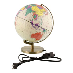 10" Inch (25cm) Illuminated Premium Antique Desktop World Earth Globe 848849017236  392077182029